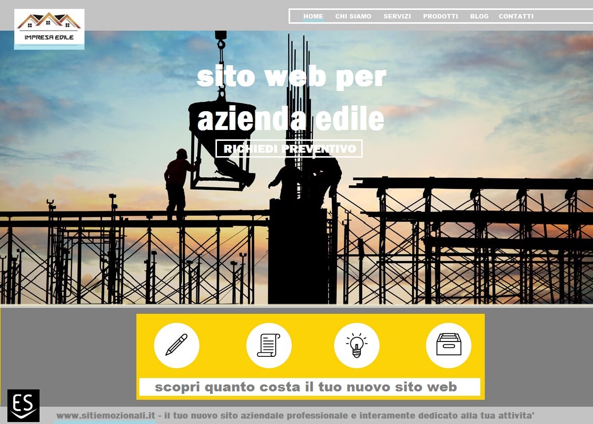 Realizzazione siti web Milano per imprese edili