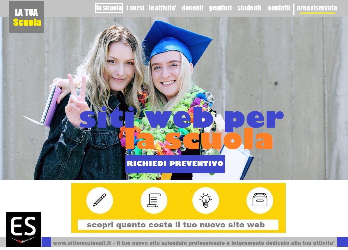 realizzazione siti web per scuola milano