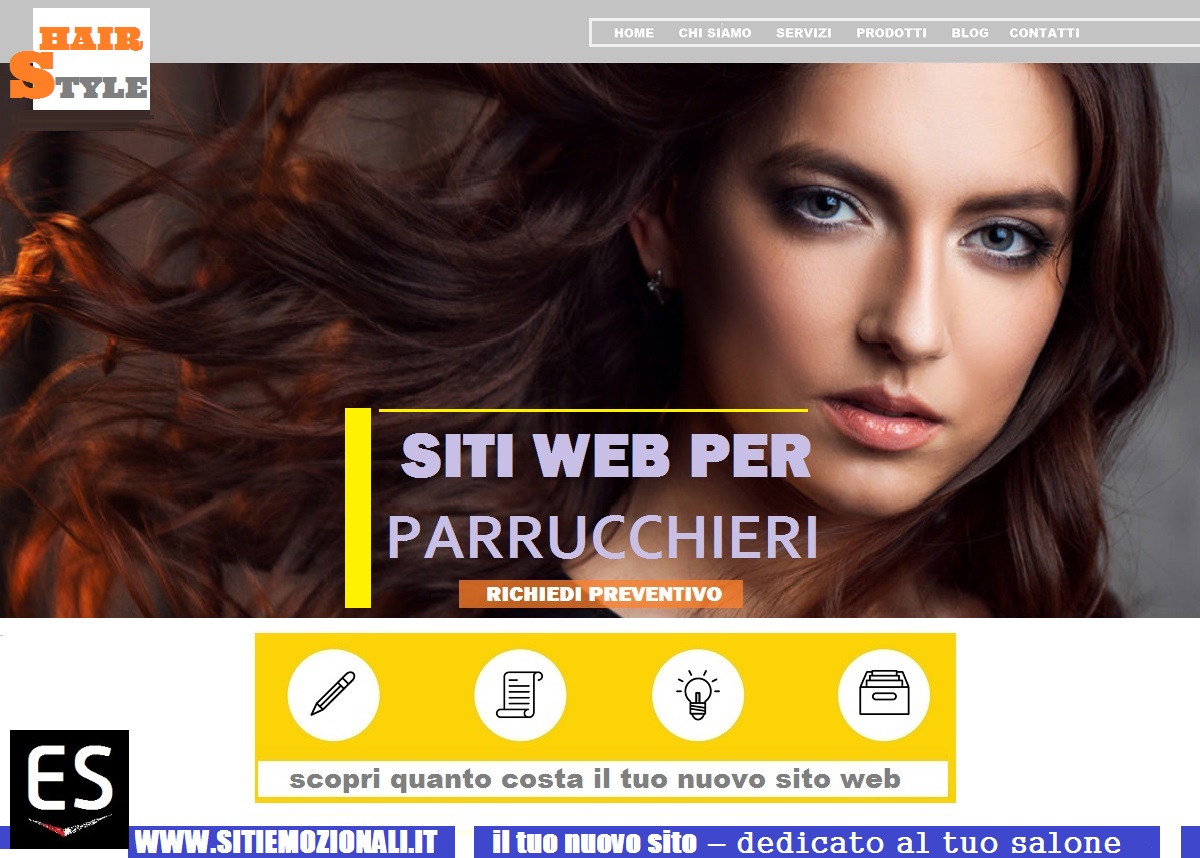 Realizzazione siti web per parrucchieri milano